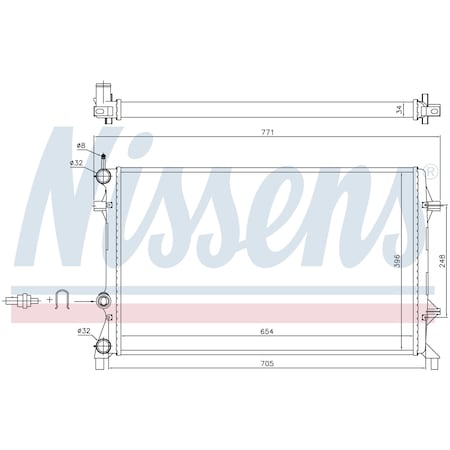 Nissen Radiator, 65321 65321